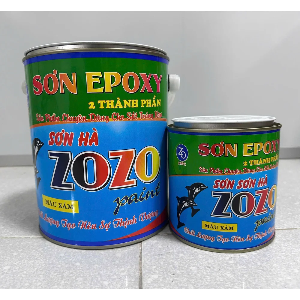 SON EPOXY 2 THÀNH PHẦN Lon 4kg